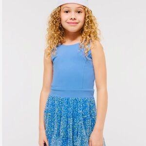 Abercrombie Kids YPB Periwinkle Blue Mesh Mini Dress w Shorts Sz. 11/12